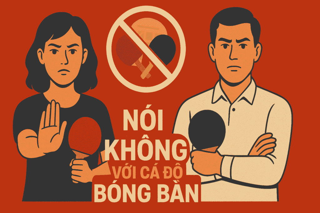 Nói không với cá độ bóng bàn